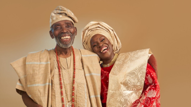 Joke Silva Celebrates Husband Olu Jacobs' 82nd Birthday